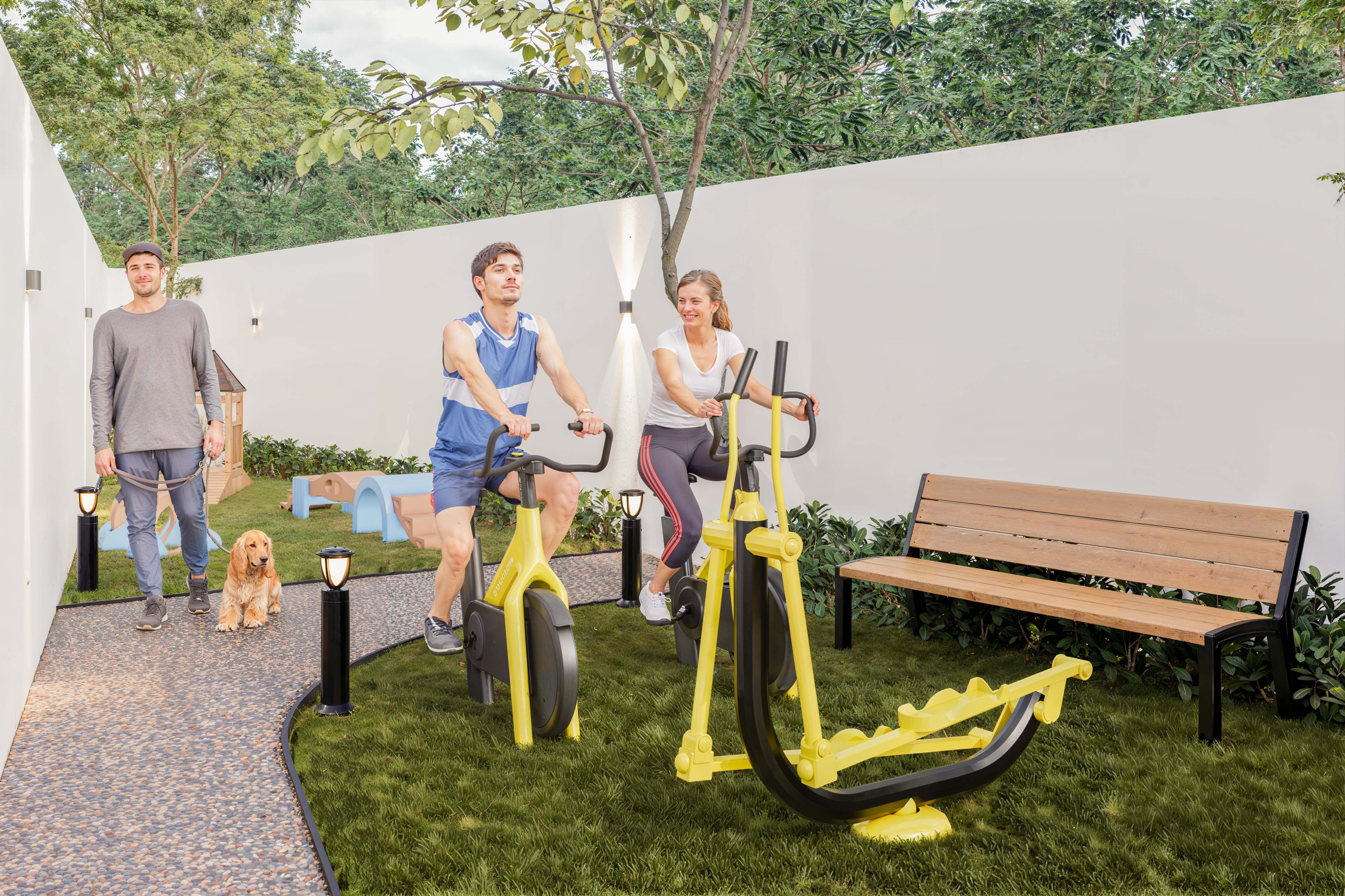 Zona de Mascotas y Ejercicio - ENTHEOS Residencial